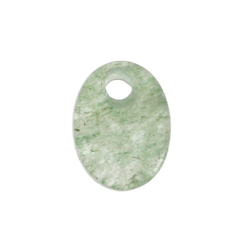 Dije ovalado 8x6 mm de piedra gema - Aventurine x1