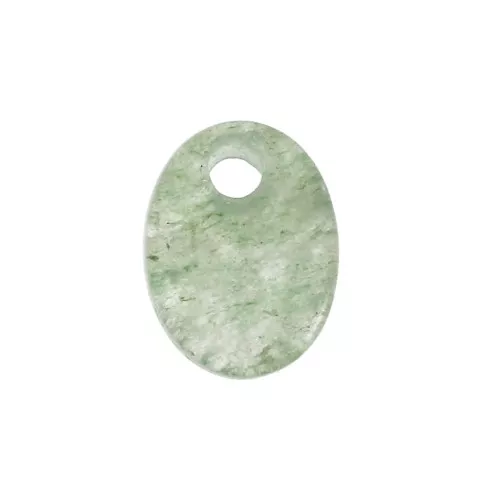 Dije ovalado 8x6 mm de piedra gema - Aventurine x1