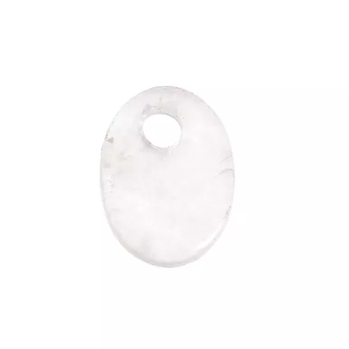 Dije ovalado 8x6 mm de piedra gema - Rose Quartz x1