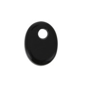 Dije ovalado 8x6 mm de piedra gema - Black Onyx x1|raw }}