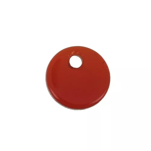 Dije redondo 8 mm de imitation piedra gema - Hydro Grenat x1