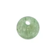 Dije redondo 8 mm de piedra gema - Aventurine x1
