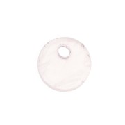 Dije redondo 8 mm de piedra gema - Quartz Rose x1|raw }}
