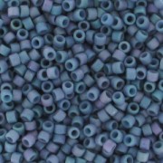 Miyuki Delica 11/0 DB0376 - Mat Metallic Steel Blue Luster|raw }}