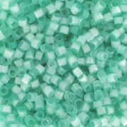 Miyuki Delica 11/0 DB1812 - Dyed Light Aqua Green Silk Satin|raw }}