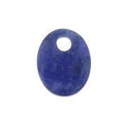 Dije ovalado 10x8 mm de piedra gema - Sodalite x1