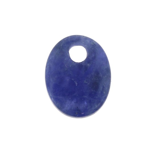 Dije ovalado 10x8 mm de piedra gema - Sodalite x1