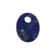 Dije ovalado 10x8 mm de piedra gema - Lapis Lazuli x1
