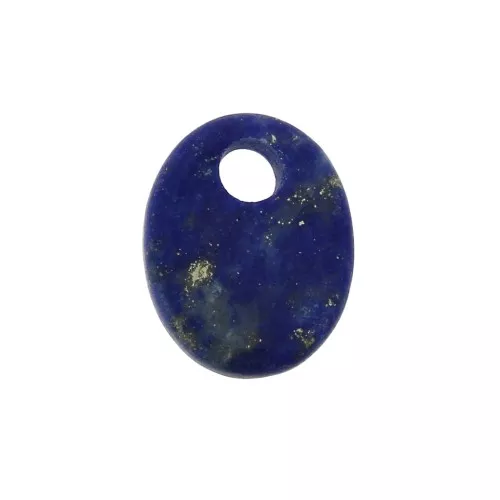 Dije ovalado 10x8 mm de piedra gema - Lapis Lazuli x1