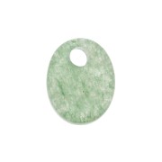 Dije ovalado 10x8 mm de piedra gema - Aventurine x1