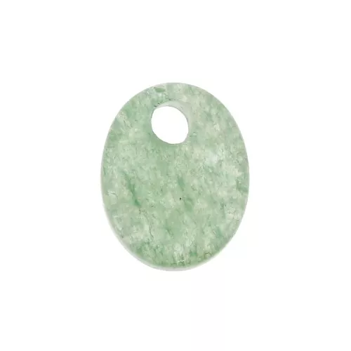 Dije ovalado 10x8 mm de piedra gema - Aventurine x1