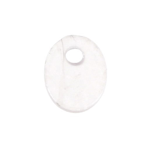 Dije ovalado 10x8 mm de piedra gema - Quartz Rose x1