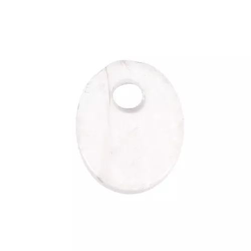 Dije ovalado 10x8 mm de piedra gema - Quartz Rose x1