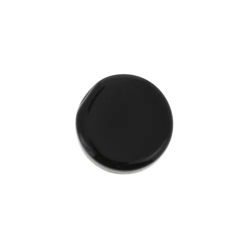 Disco redondo 6 mm de piedra gema - Black Onyx x1