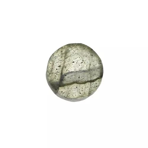 Disco redondo 6 mm de piedra gema - Labradorite x1