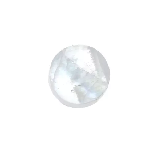 Disco redondo 6 mm de piedra gema - Piedra de Luna x1