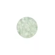 Disco redondo 6 mm de piedra gema - Aventurine x1