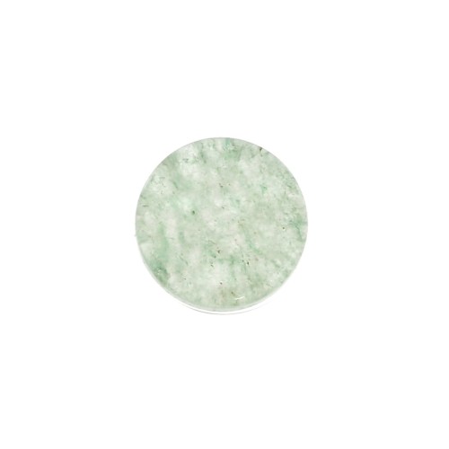 Disco redondo 6 mm de piedra gema - Aventurine x1