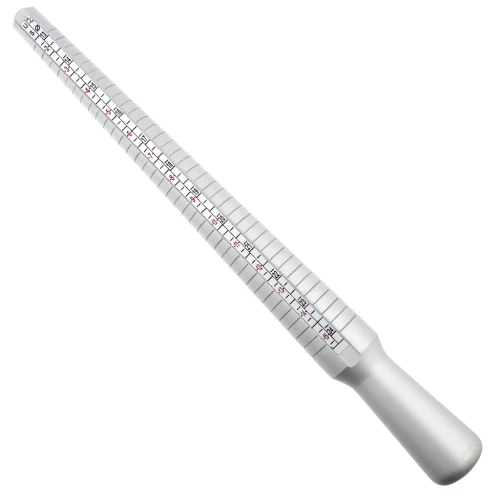 Medidor de anillo de aluminio profesional