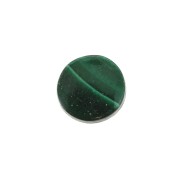 Disco redondo 6 mm de piedra gema - Malachite x1|raw }}