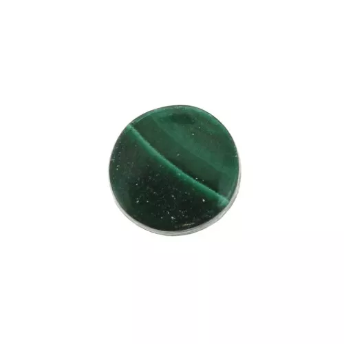 Disco redondo 6 mm de piedra gema - Malachite x1