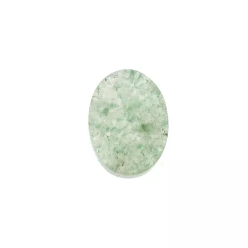 Disco ovalado 8x6 mm de piedra gema - Aventurine x1