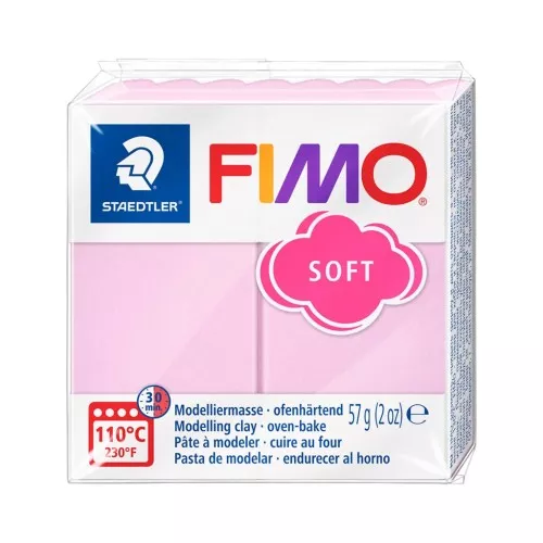 Pasta Fimo Soft 57gr Light Pink (n°205)