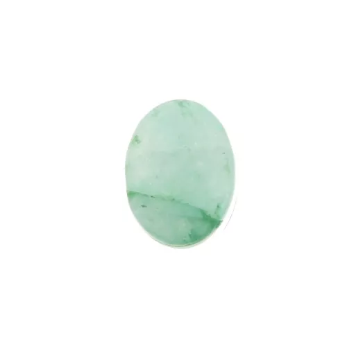 Disco ovalado 8x6 mm de piedra gema - Amazonite x1