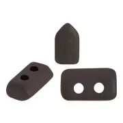 Cuentas de cristal Piros® de Puca® 2x5 mm Dark Bronze Mat x10g