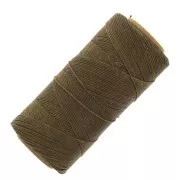 Bobina de hilo encerado Linhasita para micro macramé 0,75 mm - Caqui (222) x228m
