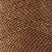 Bobina de hilo encerado Linhasita para micro macramé 0,75 mm - Marrón tierra (666) x228m