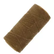 Bobina de hilo encerado Linhasita para micro macramé 0,75 mm - Bronce viejo (204) x228m
