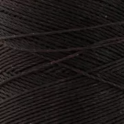 Bobina de hilo encerado Linhasita para micro macramé 0,75 mm - Marrón chocolate (29) x228m