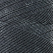 Bobina de hilo encerado Linhasita para micromacramé 0,75 mm - Gris oscuro (474) x228m