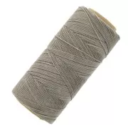 Bobina de hilo encerado Linhasita para micro macramé 0,75 mm - Gris topo (544) x228m