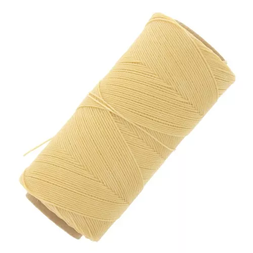 Bobina de hilo encerado Linhasita para micro macramé 0,75 mm - Crema (1310) x228m