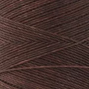 Bobina de hilo encerado Linhasita para micro macramé 0,75 mm - Pecan (649) x228m