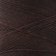 Bobina de hilo encerado Linhasita para micro macramé 0,75 mm - Ébano (555) x228m