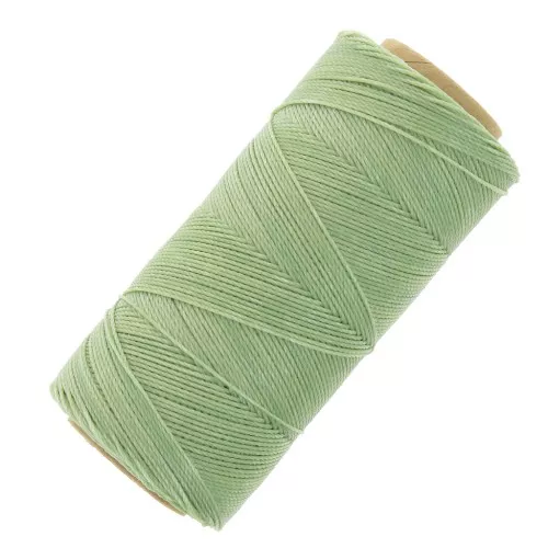 Bobina de hilo encerado Linhasita para micro macramé 0,75 mm - Liquen (397) x228m