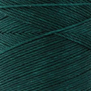 Bobina de hilo encerado Linhasita para micro macramé 0,75 mm - Esmeralda (386) x228m