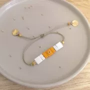 Bobina de hilo encerado Linhasita para micro macramé 0,75 mm - Esmeralda (386) x228m