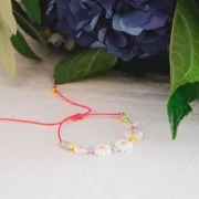 Bobina de hilo encerado Linhasita para micro macramé 0,75 mm - Verde Fluo (329) x228m