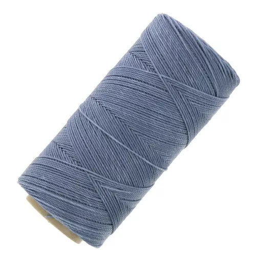 Bobina de hilo encerado Linhasita para micro macramé 0,75 mm - Jeans (384) x228m