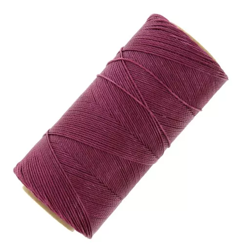 Bobina de hilo encerado Linhasita para micro macramé 0,75 mm - Violine (368) x228m