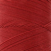 Bobina de hilo encerado Linhasita para micromacramé 0,75 mm - Rojo cadmio (677) x228m