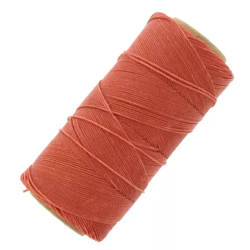 Bobina de hilo encerado Linhasita para micro macramé 0,75 mm - Terracota (35) x228m