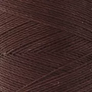Bobina de hilo encerado Linhasita para micro macramé 0,5 mm - Caoba (515) x335m