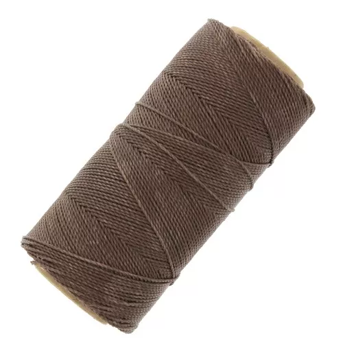 Bobina de hilo encerado Linhasita para micro macramé 0,5 mm - Cedro (511) x335m