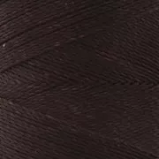 Bobina de hilo encerado Linhasita para micro macramé 0,5 mm - Ébano (555) x335m