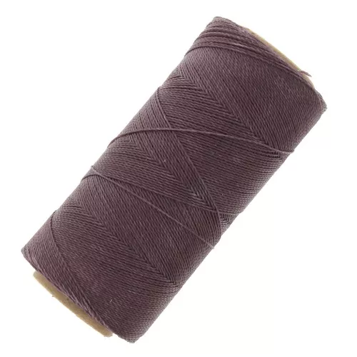 Bobina hilo encerado Linhasita para micro macramé 0.5 mm Sangria Purple (287 x335m